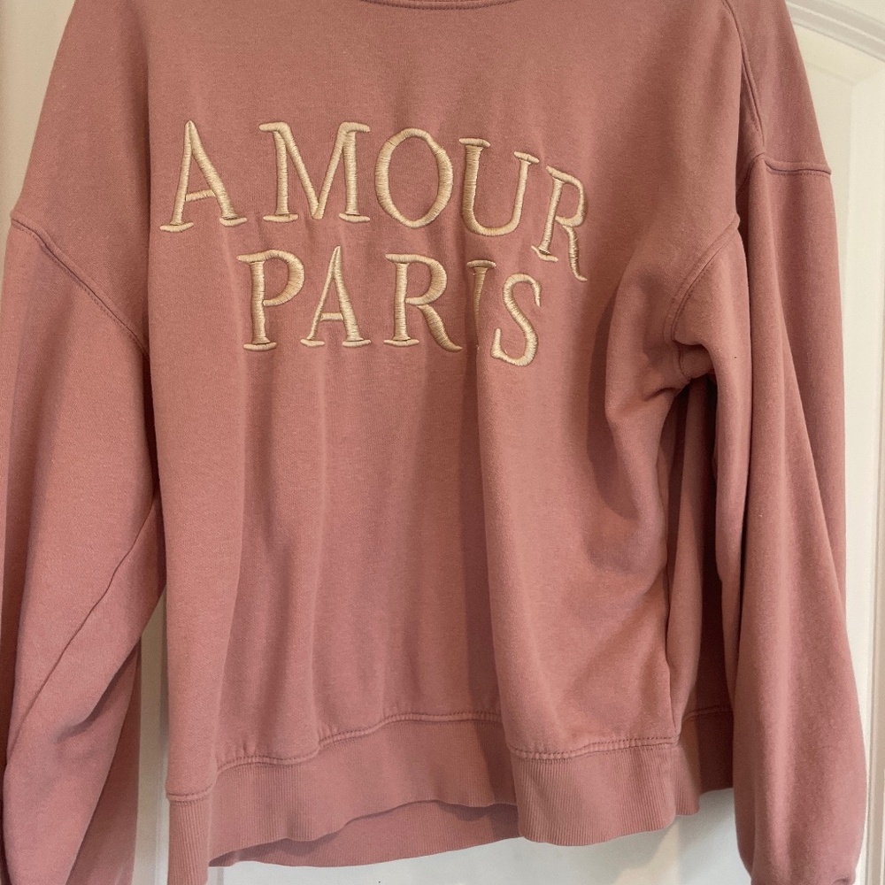 Pink Sweatshirt H&M